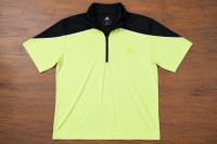 Men's Neon Green Sports Polo T-Shirt | Quick-Dry Half Sleeve Performance T-Shirt