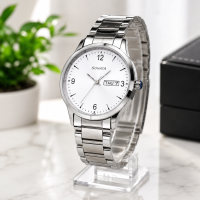 Sonata Men’s Classic Stainless Steel Watch