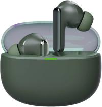 True Wireless Stereo (TWS) Earbuds with Translucent Case (Olive Green)