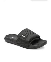 Men's Black Air Cushion Slide Slippers | Lightweight Soft EVA Comfort Slip-On Sandals