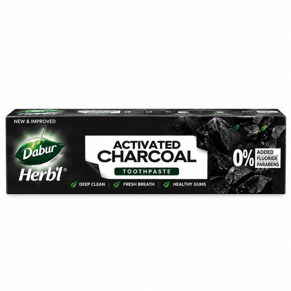 Dabur Herb'l Activated Charcoal Whitening Toothpaste 120 g