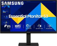 Samsung Essential Monitor S3 24 Inch FHD IPS Monitor | 100Hz Refresh Rate | Eye Saver Mode | Game Mode | HDMI & VGA | Black