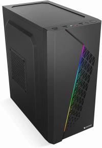 Coconut RGB Gaming Desktop CPU Cabinet | Mid Tower PC Case | RGB Front Mesh Panel |