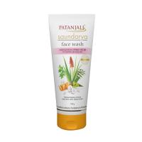 Patanjali Saundarya Face Wash 100g - Acne Control Brightening Herbal Daily Face Cleanser | Suitable for All Skin Types | For Men & Women | For Daily Use