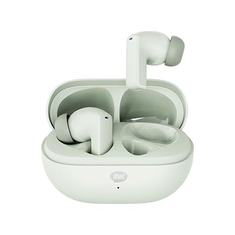 itel Rhythm Pro TWS Earbuds with 100 Hours Playtime, 10mm Dynamic Driver, AI ENC, Bluetooth 5.3 & IPX5