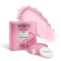 POND'S Natural Glow Face Powder, Pink Glow, 30g, for Fresh Even-Toned Skin, with Sunscreen, Covers Dark Spots, Dermatologically Tested, lightweight formula | Provides an instant brightness