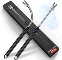Rechargeable USB Electric Flexible Neck Gas Lighter | Windproof Flameless Arc Lighter for Kitchen & Outdoor Use