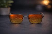 Premium Vintage Rectangular Navigator Sunglasses