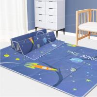 Space Theme Waterproof Foldable Play Mat for Kids – Large Size Non-Toxic Baby Crawling & Activity Mat, Indoor Outdoor Picnic Mat for Toddlers (179.5 x 149.5 cm)
