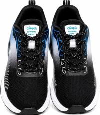Men's Black & Grey Running Shoes | Lightweight Sports Shoes for Walking & Training
