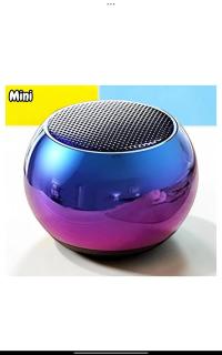 MZ S1 Metal Wireless Bluetooth Speaker | Portable Mini Speaker with TWS & HD Sound | Pink