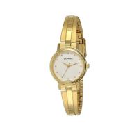 Sonata Quartz Analog White Dial Gold Stainless Steel Strap Watch for Women - NT8096YM04
