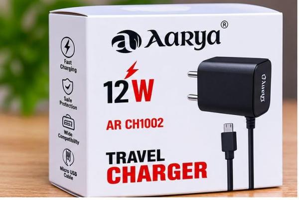 Aarya 12W Mobile Charger with Micro USB Cable