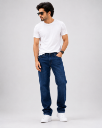 Men’s Classic Straight Fit Cotton Denim Jeans