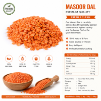 Premium Quality Masoor Dal (Red Lentils) – Fresh & Clean 1Kg