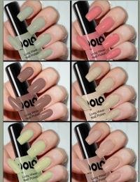 YOLO Long Wear Nude Nail Polish Collection – Glossy Pastel Shade