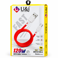 U&i Desire Series 120W USB to Type-C Fast Charging & Data Cable