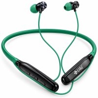 U&i Wireless Bluetooth Neckband Earphones with Magnetic Earbuds – Green & Black