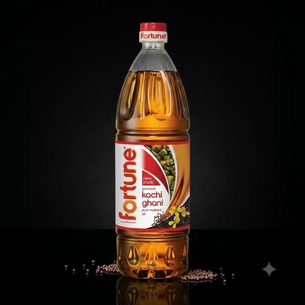 Fortune Kachi Ghani Mustard Oil (1Liter)