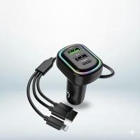 MAXXOX 48W Car Power 16 Fast Car Charger with Dual Output, 48 Watts Total Fast Charging, Adapter for i -Phone & Android Smartphones and Tablets and Other Electronic Devices (Black) Brand: Generic