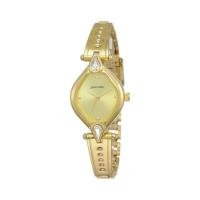 Sonata Quartz Analog Champagne Dial Gold Stainless Steel Strap Watch for Women - NT8063YM02