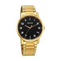 Sonata Traditional Essentials Quartz Analog Black Dial Stainless Steel Strap Watch for Men-77083YM07