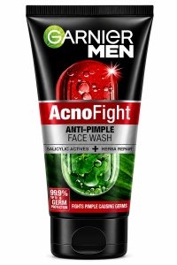 Garnier Men AcnoFight Anti-Pimple Face Wash | Salicylic Actives + Herba Repair | Deep Cleansing Face Wash for Men