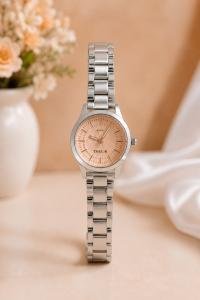 Elegant Silver Stainless Steel Watch