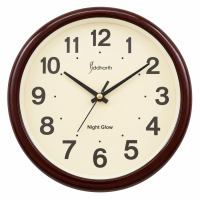 Siddharth Quartz 92NG Rosewood Round Analog Wall Clock