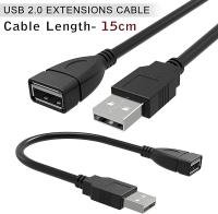 USB 2.0 Male to Female Extension Cable | USB Extension Cord | High-Speed Data Transfer & Charging