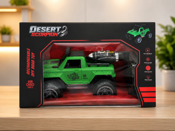 Desert Scorpion Remote Control Off-Road Rocket Truck