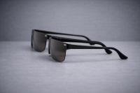 Premium Black Shield Wraparound Sunglasses for Men & Women
