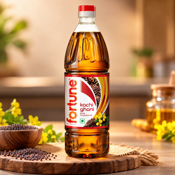 Fortune Premium Kachi Ghani Pure Mustard Oil 910g