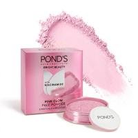 POND'S Natural Glow Face Powder, Pink Glow, 30g, for Fresh Even-Toned Skin, with Sunscreen, Covers Dark Spots, Dermatologically Tested, lightweight formula | Provides an instant brightness