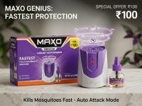 Maxo Genius Liquid Vaporizer Combo (Machine + 1 Refill Liquid 45ml)