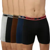 MACHO Men's Cotton Boxer Briefs pack of 1
