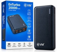 EVM EnTurbo 20000mAh 22.5W Fast Charging Power Bank with USB & Type-C Output