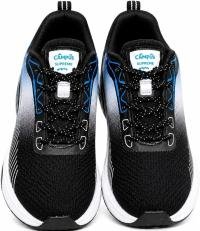 Men's Black & Grey Running Shoes | Lightweight Sports Shoes for Walking & Training
