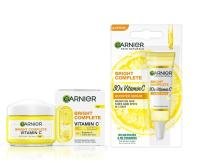 GARNIER Bright Complete Vitamin C Serum UV Cream-23g for Sun Protection and Skin Brightening + Vitamin C Face Seum-7ml Suitable For all Skin Types (2 Item In Set)