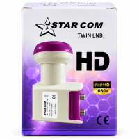 STAR COM Twin LNB HD – Full HD 1080p Satellite Dish LNB
