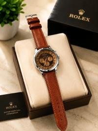 Rolex Cosmograph Style Brown Dial Chronograph Watch |