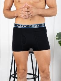 Lux Cozi Men's Cotton Trunk | Soft Stretch Boxer Brief | Comfortable Everyday Innerwear