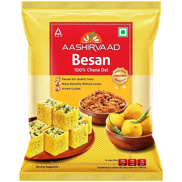 Aashirvaad Chana Dal Besan 500g, Pouch