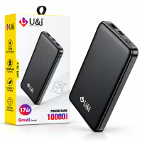 U&i UIPB-3816 Great Series 10000mAh Power Bank | 17W Fast Charging
