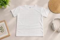 Women’s White Basic Round Neck T-Shirt | Half Sleeve Casual Top