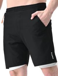 Flapfit Men's 2 in 1 Quick Dry Shorts
