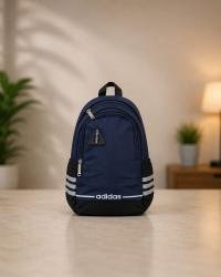 Navy Blue Casual Backpack | Lightweight Water-Resistant School, College & Travel Bag