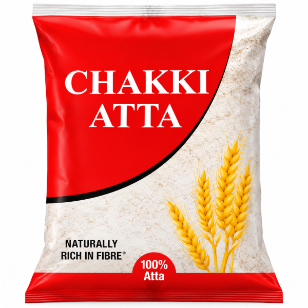 Chakki Atta – 100% Whole Wheat Flour | Rich in Fibre 10kg
