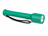 Premium Green LED Flashlight Torch with Wrist Strap