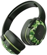 boAt Rockerz 413,60H Battery,ENx, BEAST Mode, Dual Pair, Stream Ad Free Music via App Bluetooth Headset (Army Green, On the Ear)
